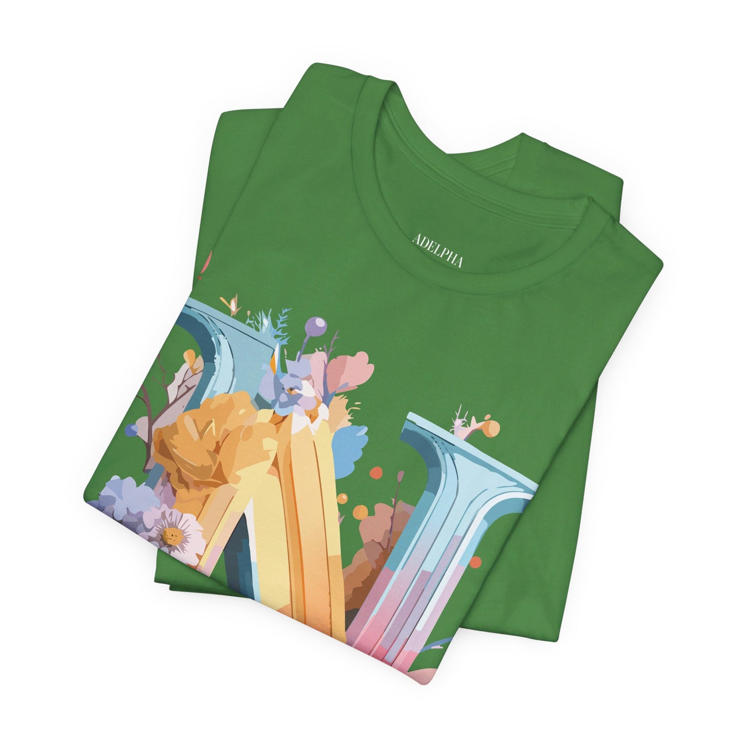 Natural Cotton Tee Shirt - Letters Collection - N Printify