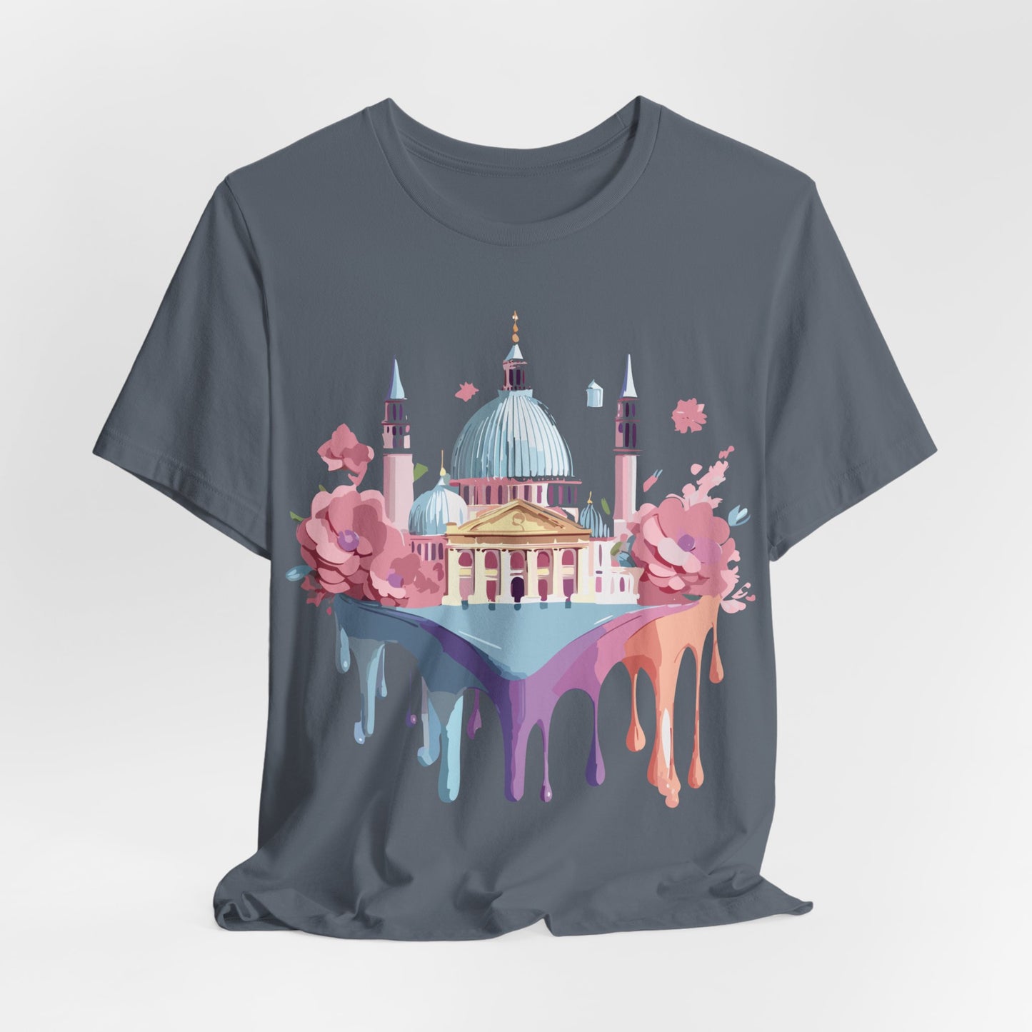 Natural Cotton Tee Shirt - Beautiful Places Collection - Venice Printify