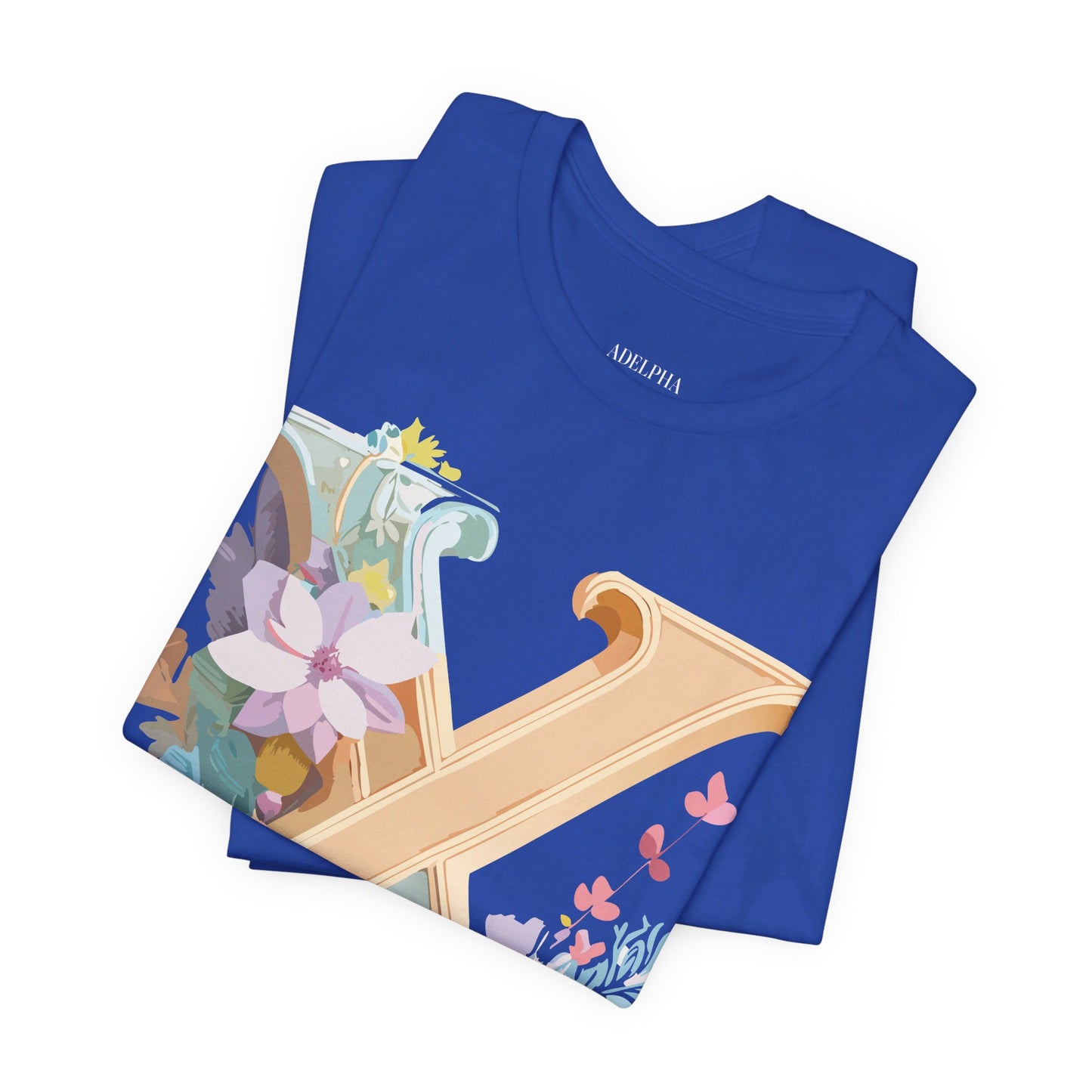 Natural Cotton Tee Shirt - Letters Collection - X Printify