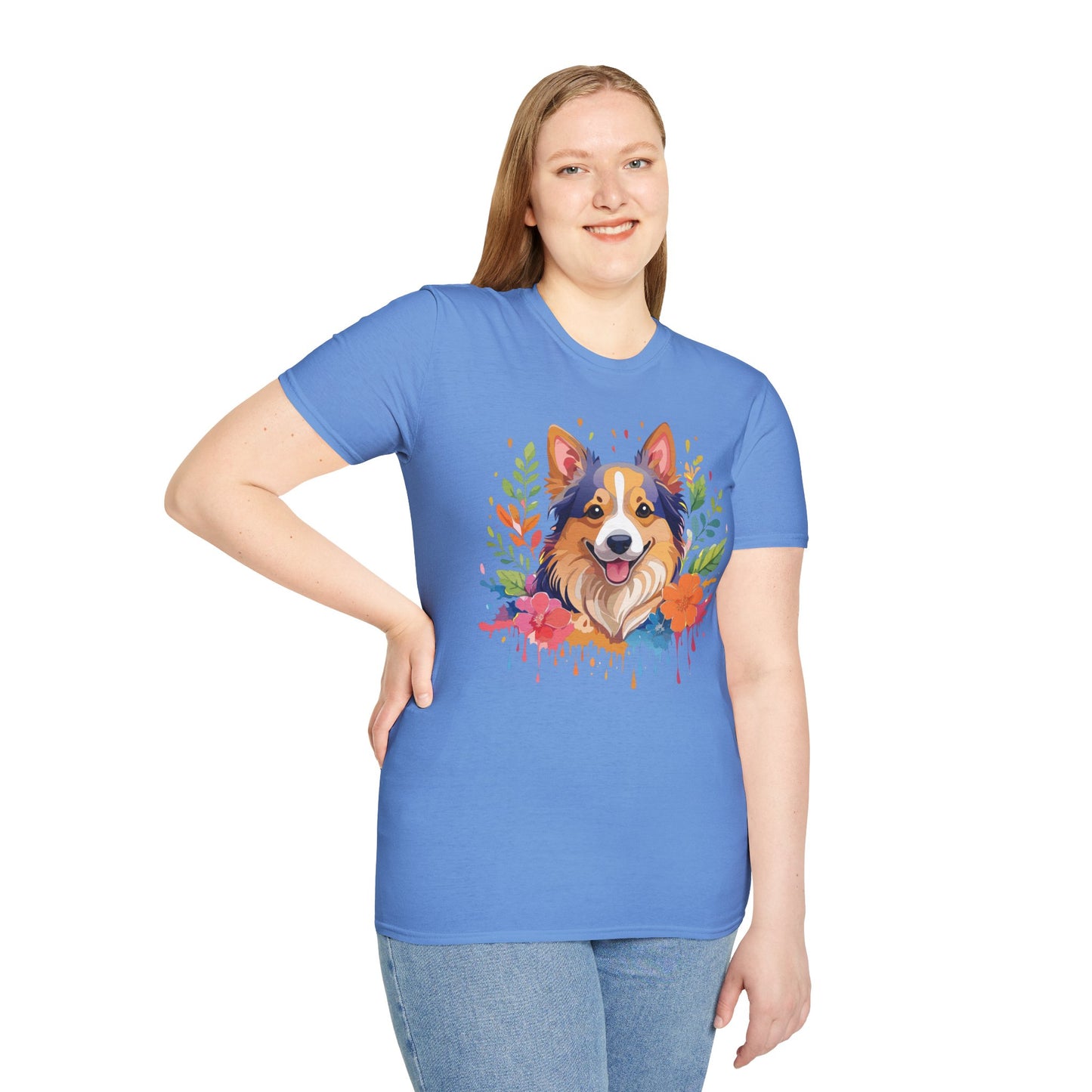 Dog Shirt, Shirt with Dog, Animal Tee, Shirt with Animals
