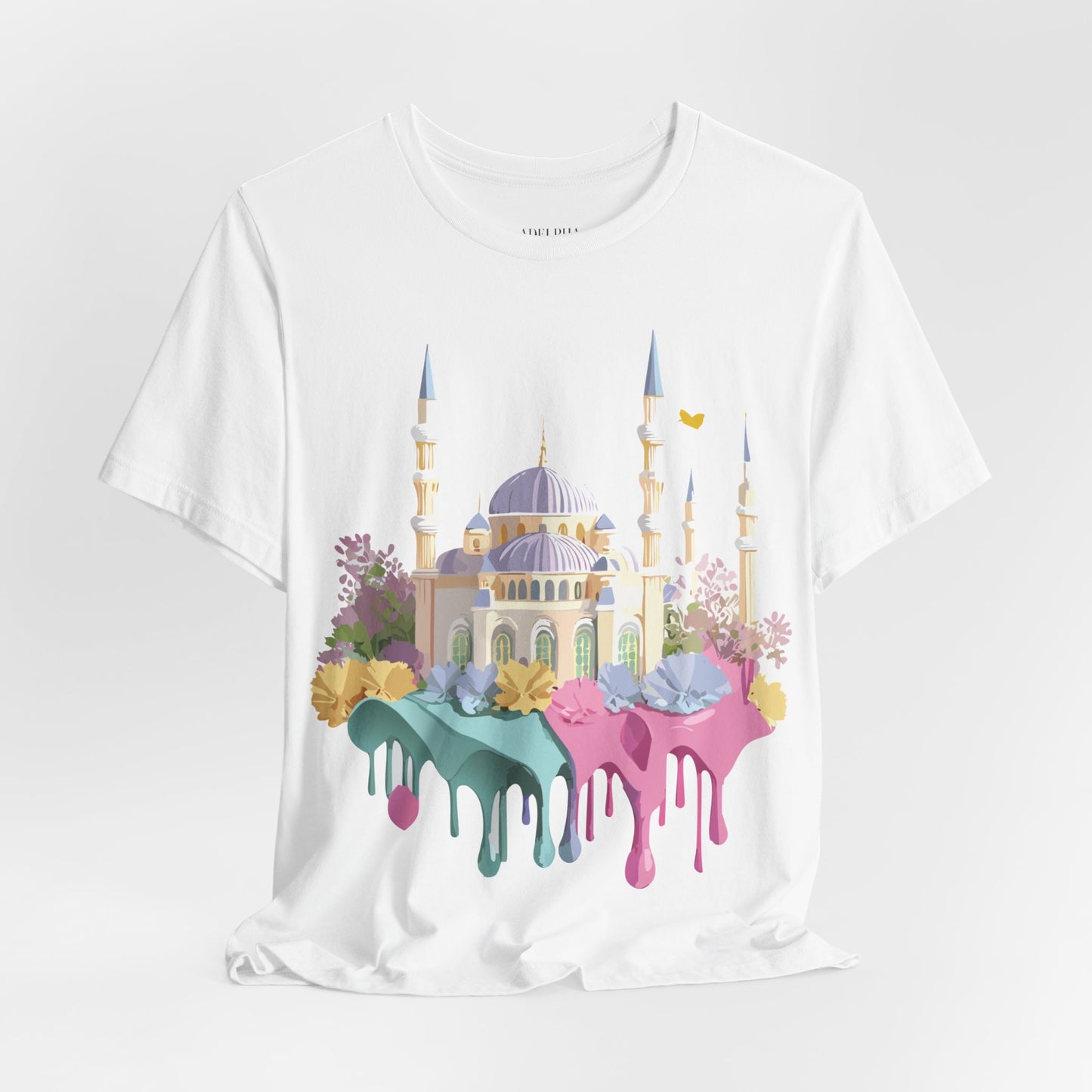 Natural Cotton Tee Shirt - Istanbul, Turkey Printify
