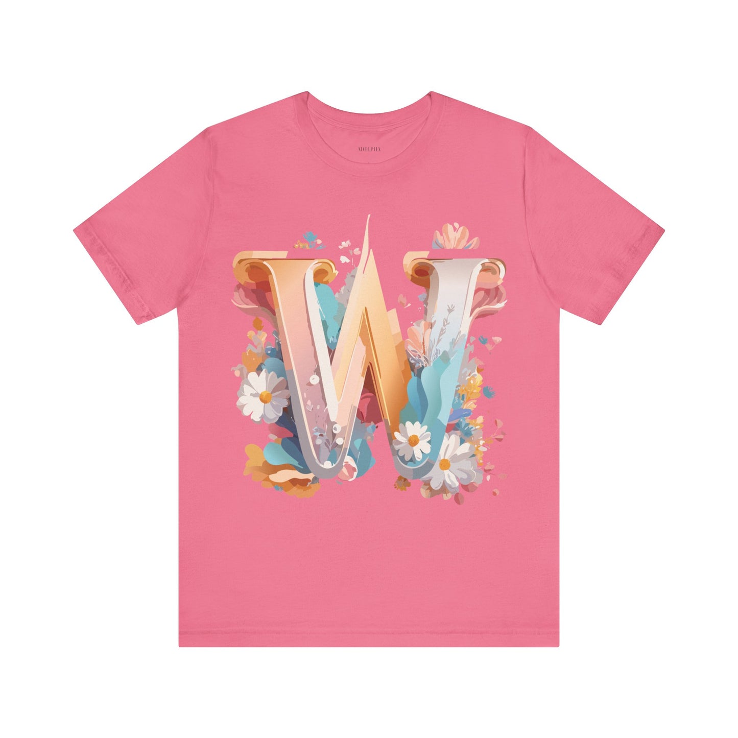 Natural Cotton Tee Shirt - Letters Collection - W Printify