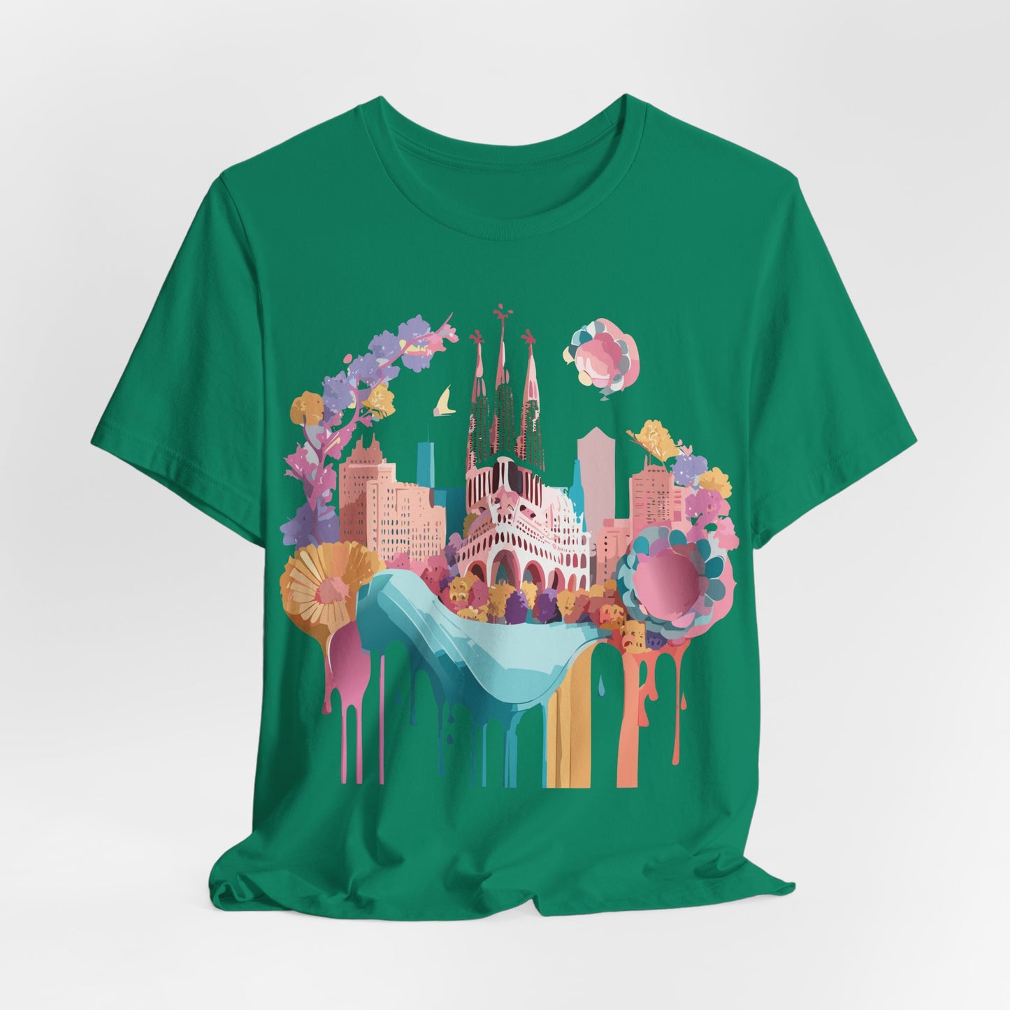 Tourist Shirt, Shirt with Barcelona - ADELPHA