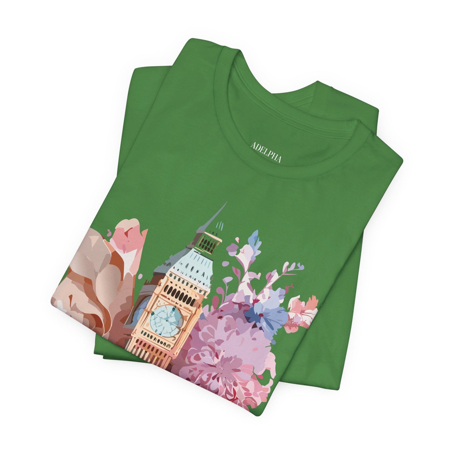 Natural Cotton Tee Shirt - Beautiful Places Collection - London Printify