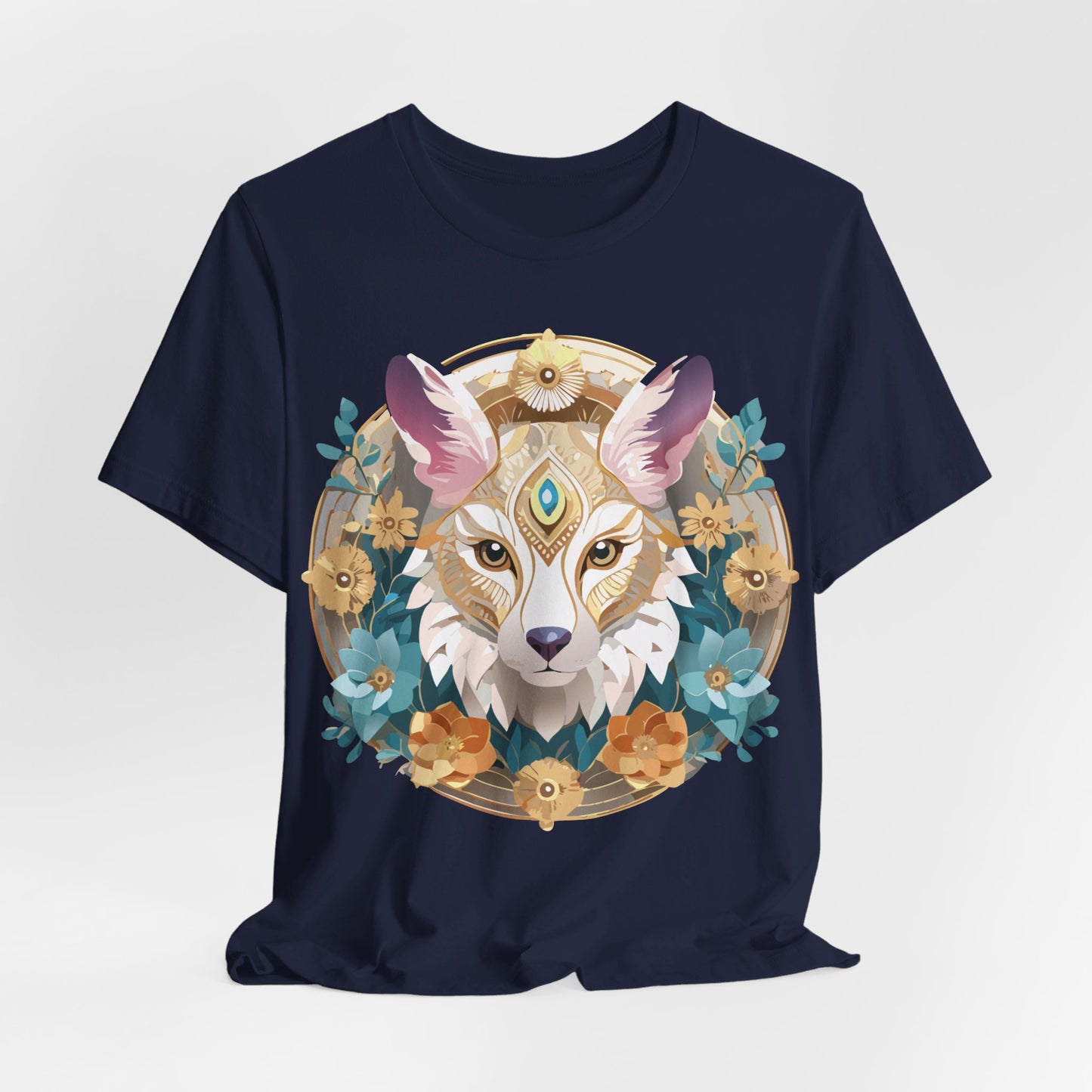 Natural Cotton Tee Shirt - Medallion Collection Printify