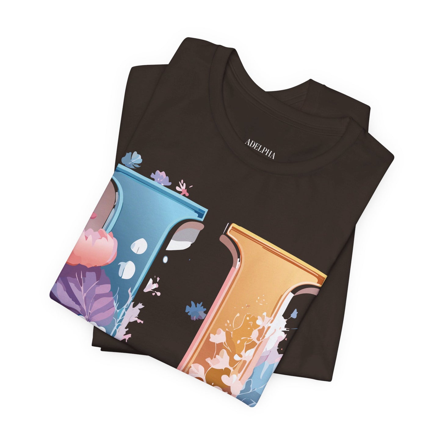 Natural Cotton Tee Shirt - Letters Collection - U Printify