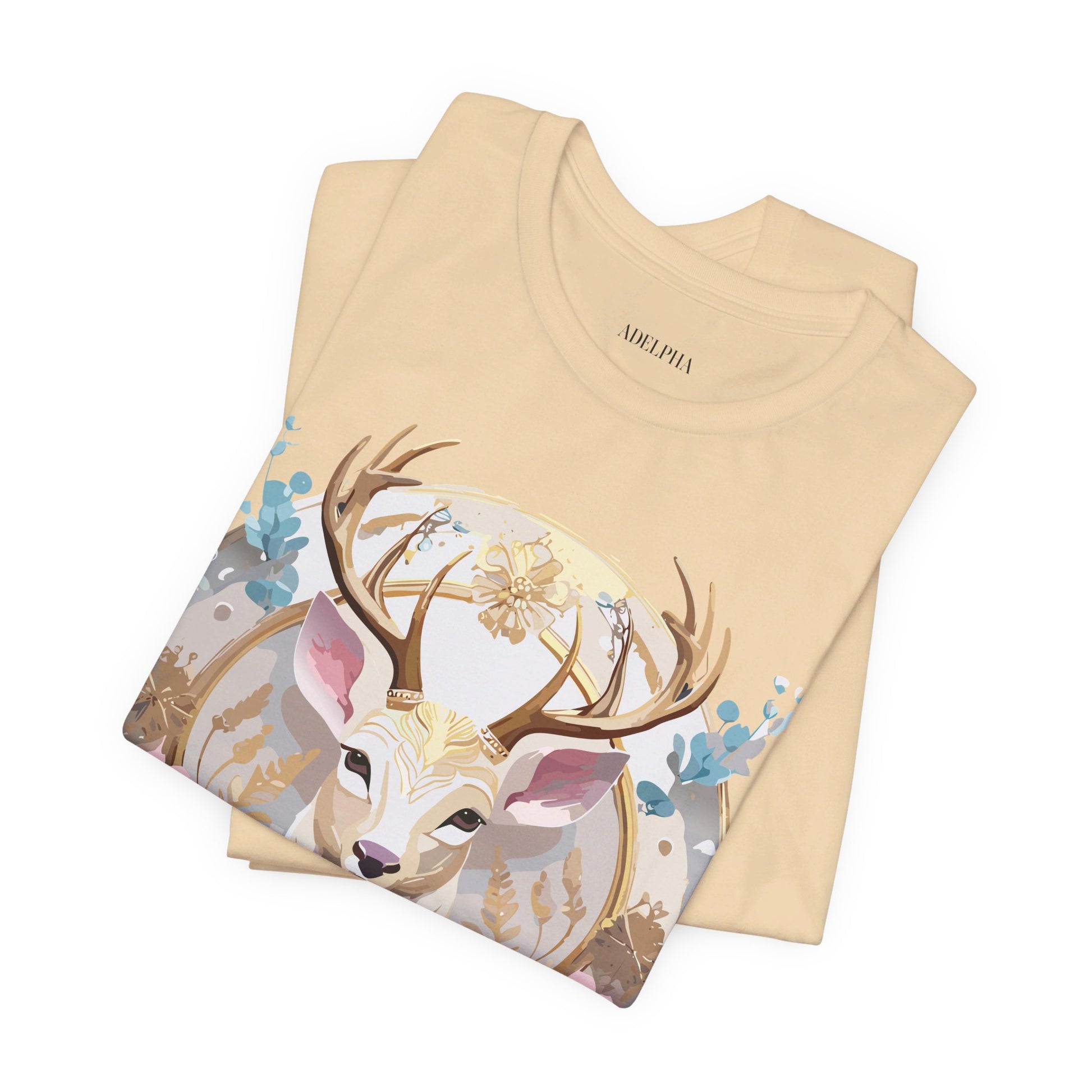 Natural Cotton Tee Shirt - Medallion Collection Printify