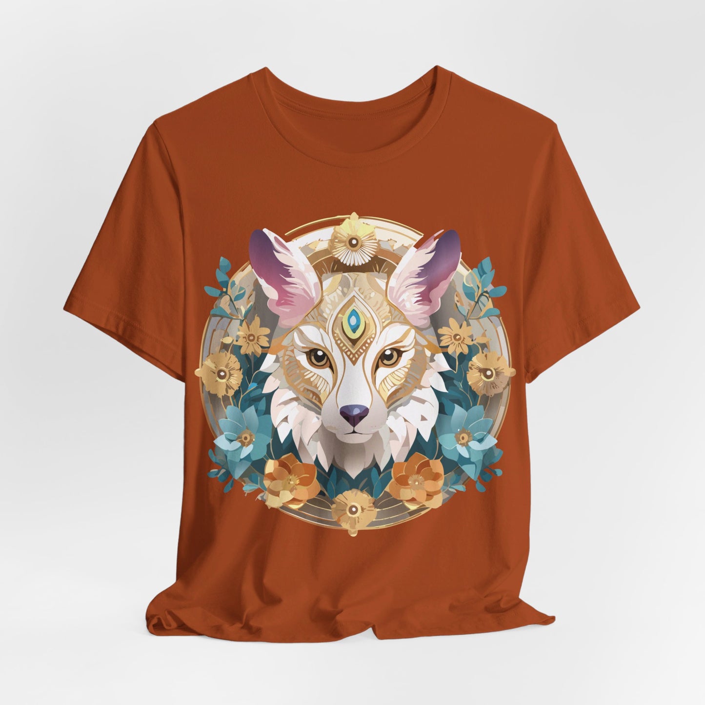 Natural Cotton Tee Shirt - Medallion Collection Printify