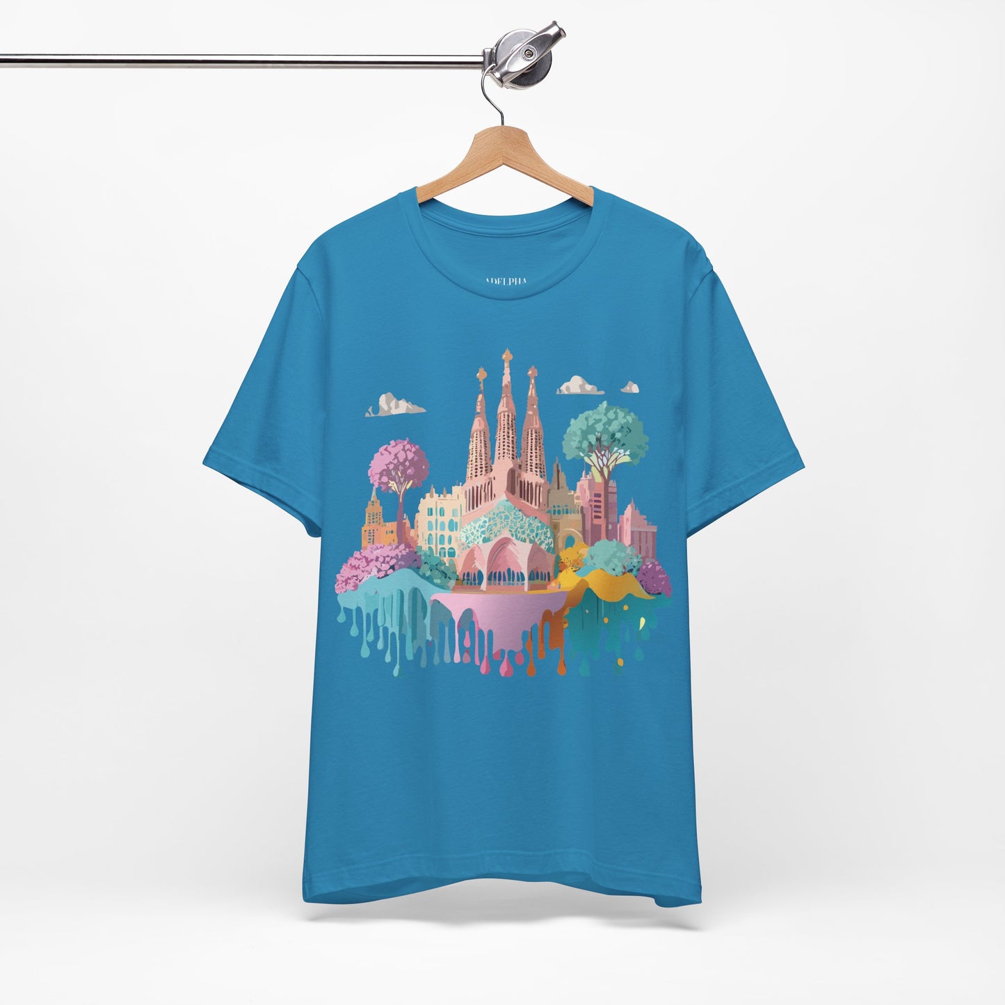 Tourist Shirt, Shirt with Barcelona - ADELPHA