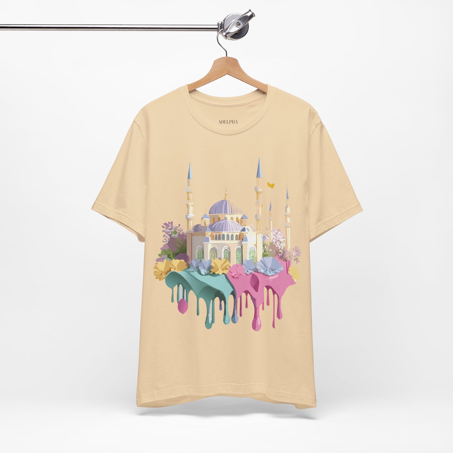 Natural Cotton Tee Shirt - Istanbul, Turkey Printify