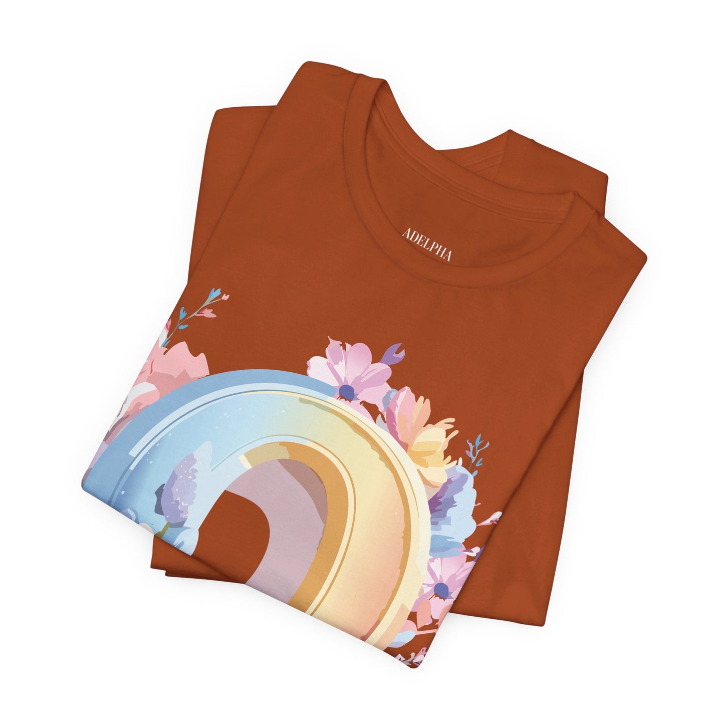 Natural Cotton Tee Shirt - Letters Collection - O Printify