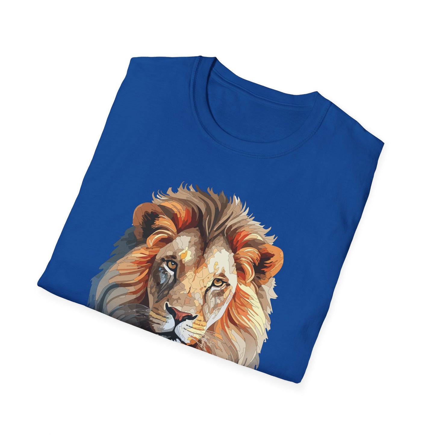 Lion Shirt, Shirt with Lion, Floral Lion Tee, Shirt with Animals