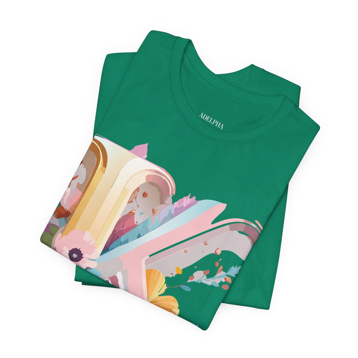 Natural Cotton Tee Shirt - Letters Collection - K Printify