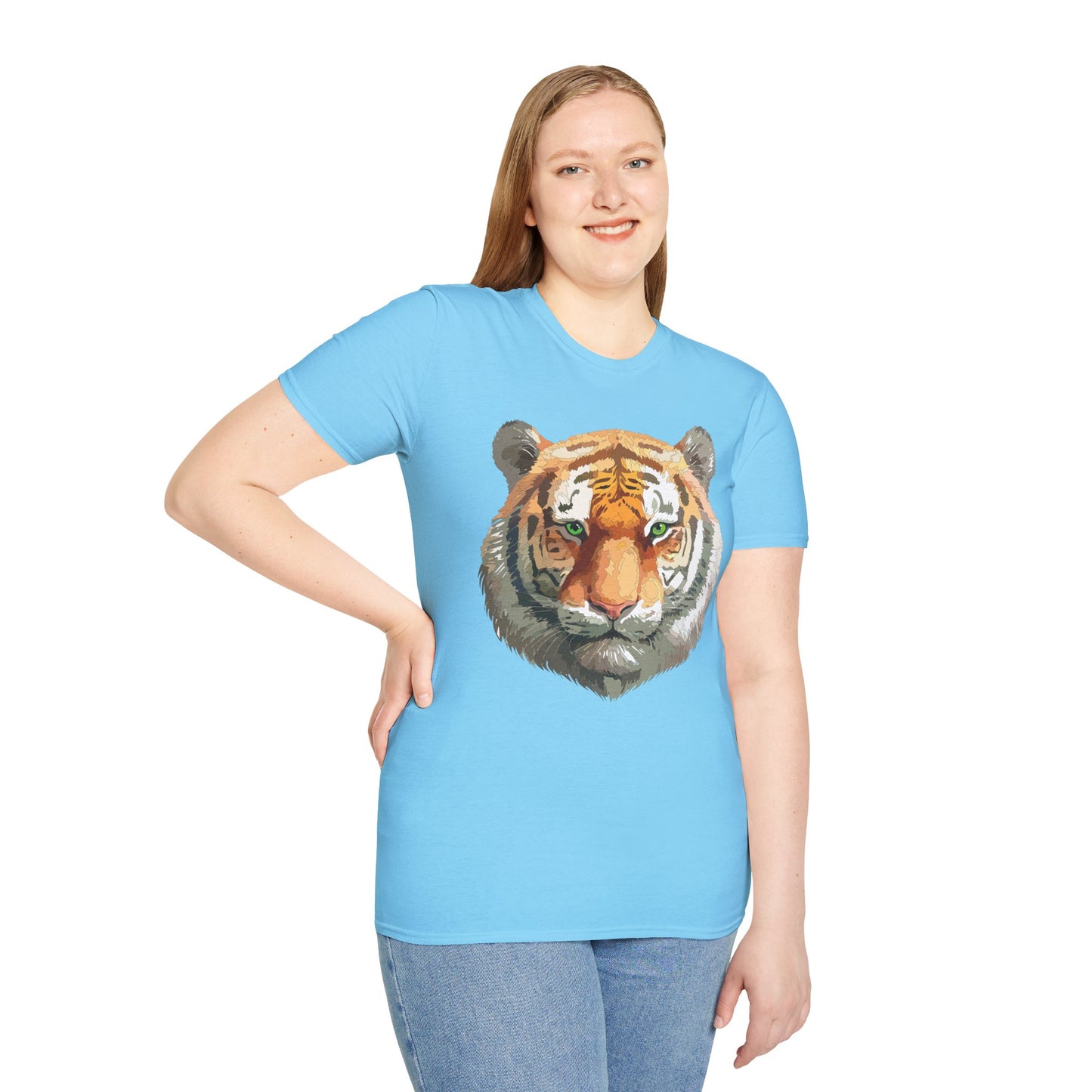 Tiger Shirt, Shirt with Tiger, Animal Tee, Shirt with Animals