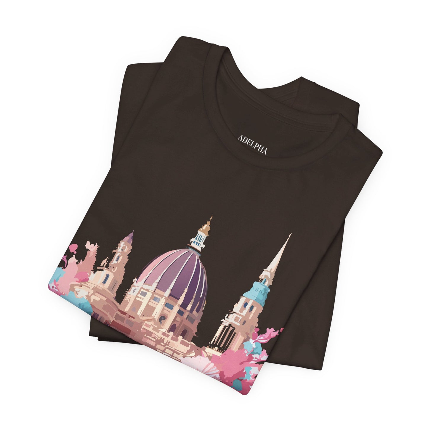 Natural Cotton Tee Shirt - Beautiful Places Collection - Vienna Printify