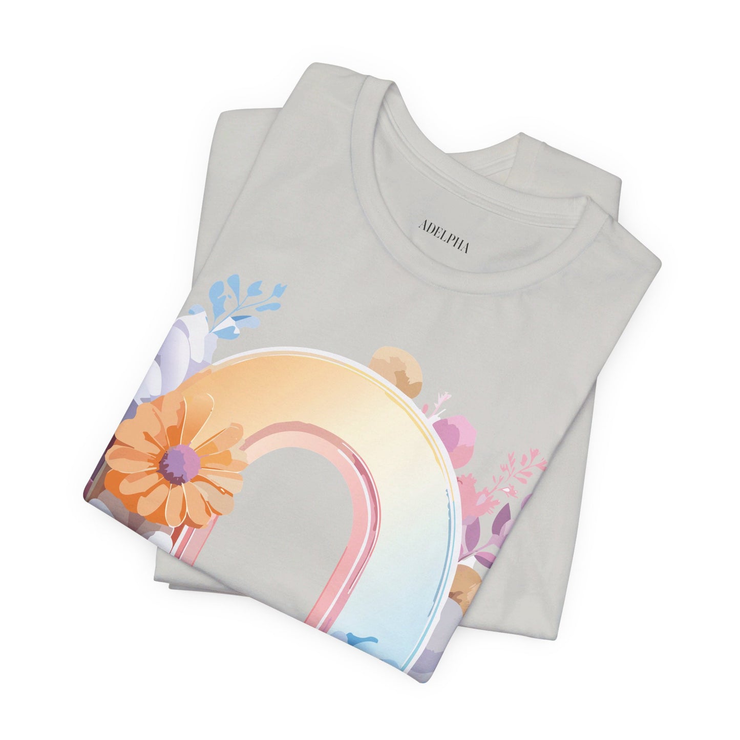 Natural Cotton Tee Shirt - Letters Collection - O Printify