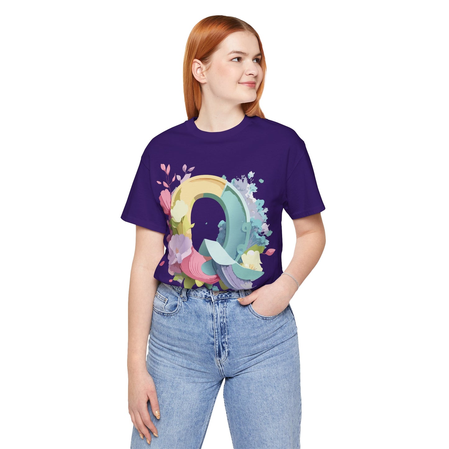 Letter Shirt, Letter Q Shirt - ADELPHA