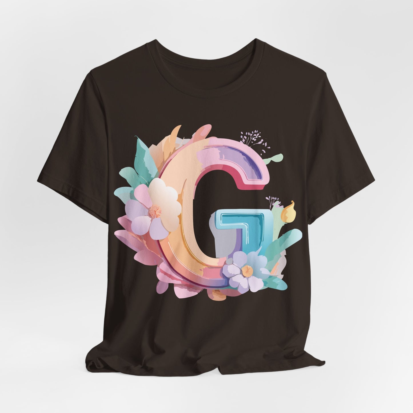 Natural Cotton Tee Shirt - Letters Collection - G Printify