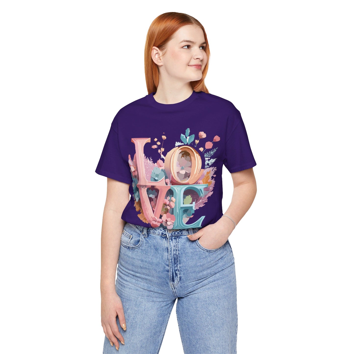 Natural Cotton Tee Shirt - Love Story Collection Printify