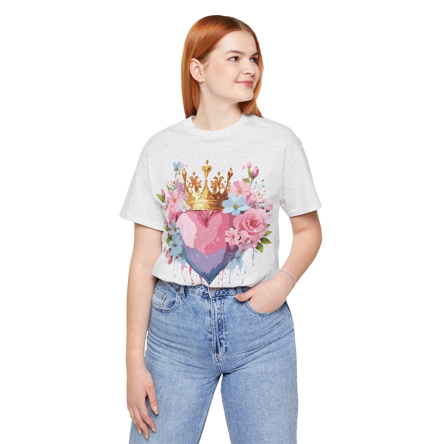 Natural Cotton Tee Shirt - Love story Collection Printify