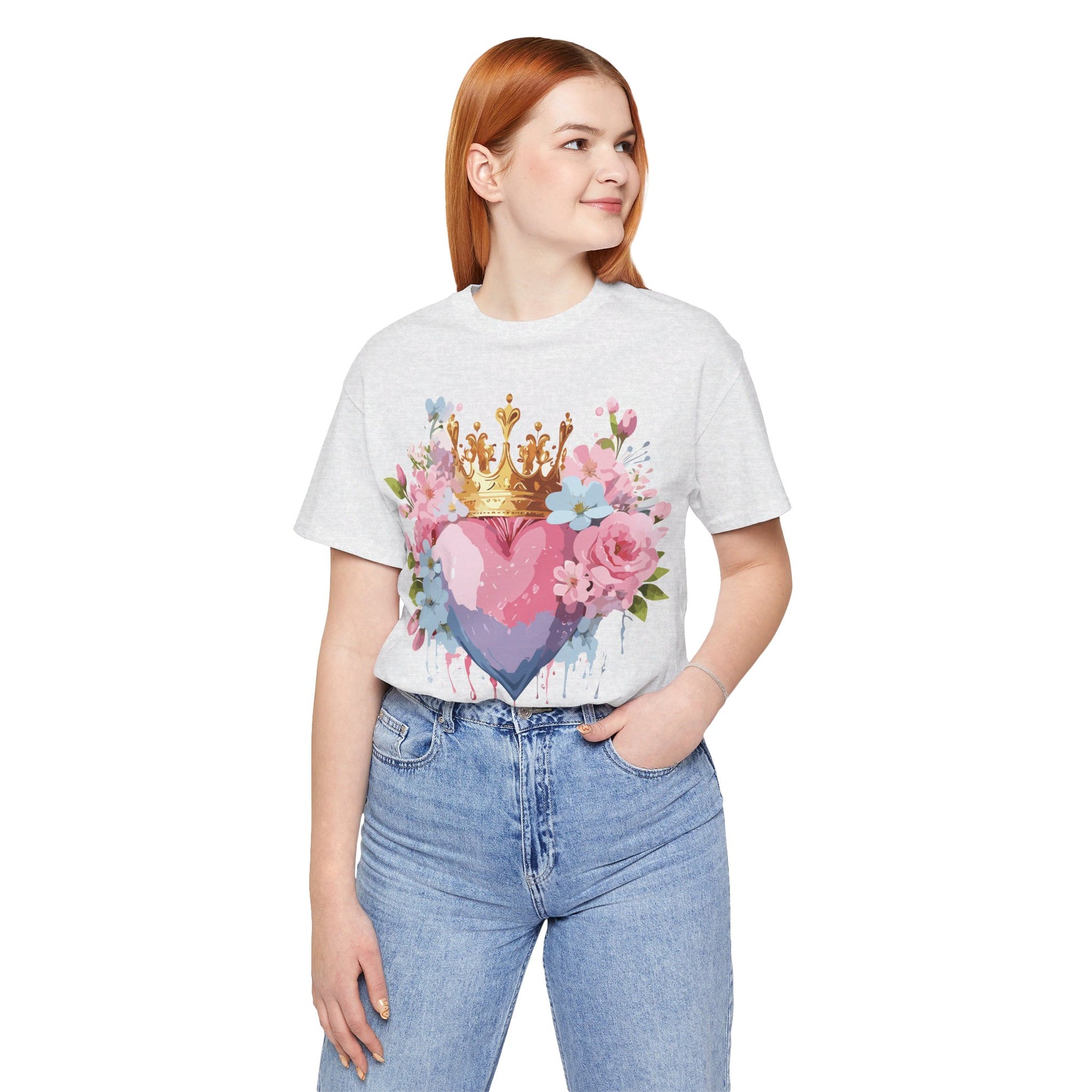 Natural Cotton Tee Shirt - Love story Collection Printify