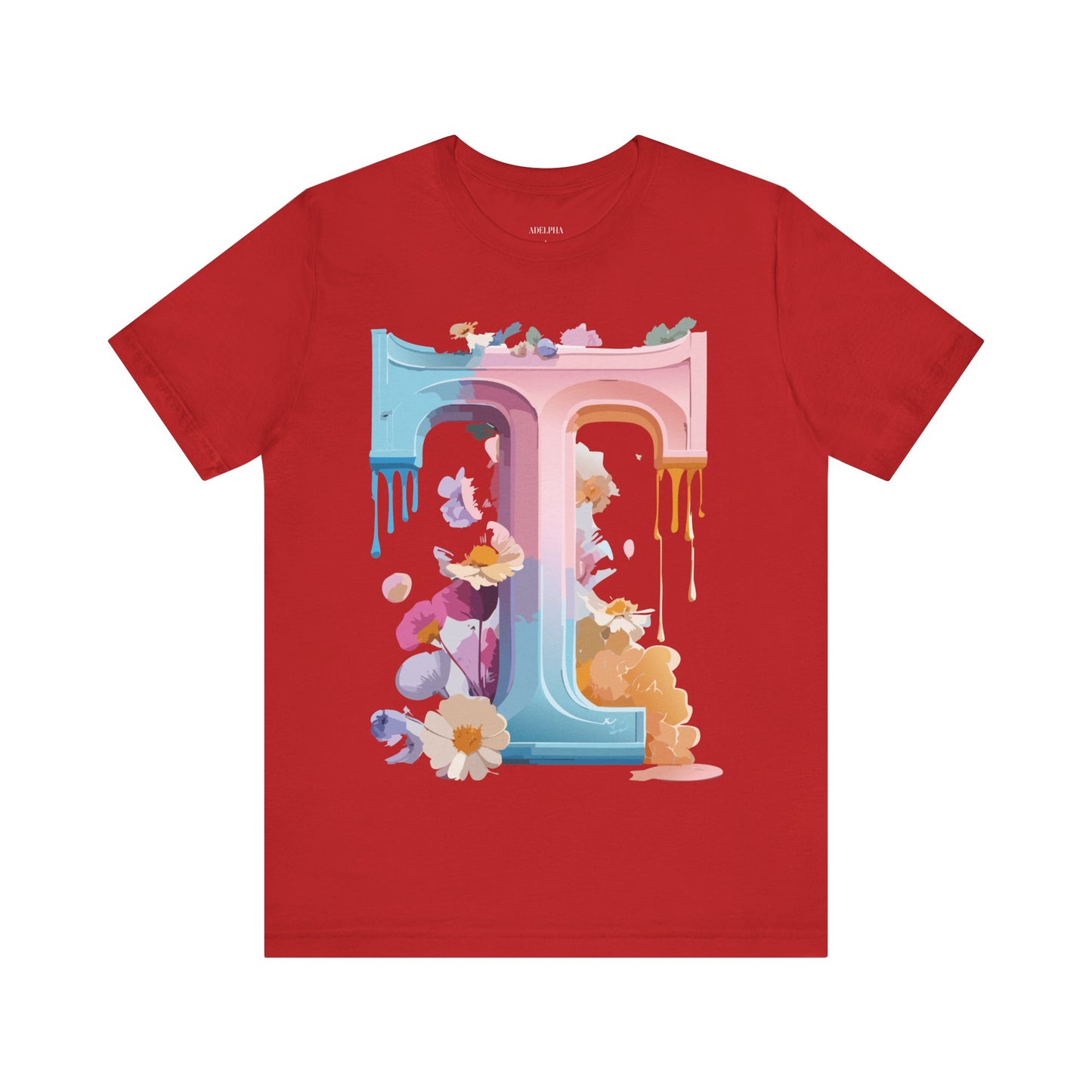 Natural Cotton Tee Shirt - Letters Collection - T Printify