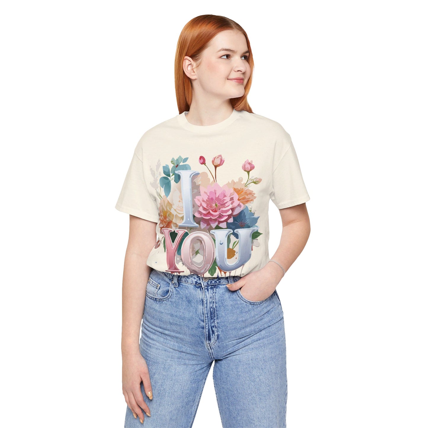 Natural Cotton Tee Shirt - Love story Collection Printify