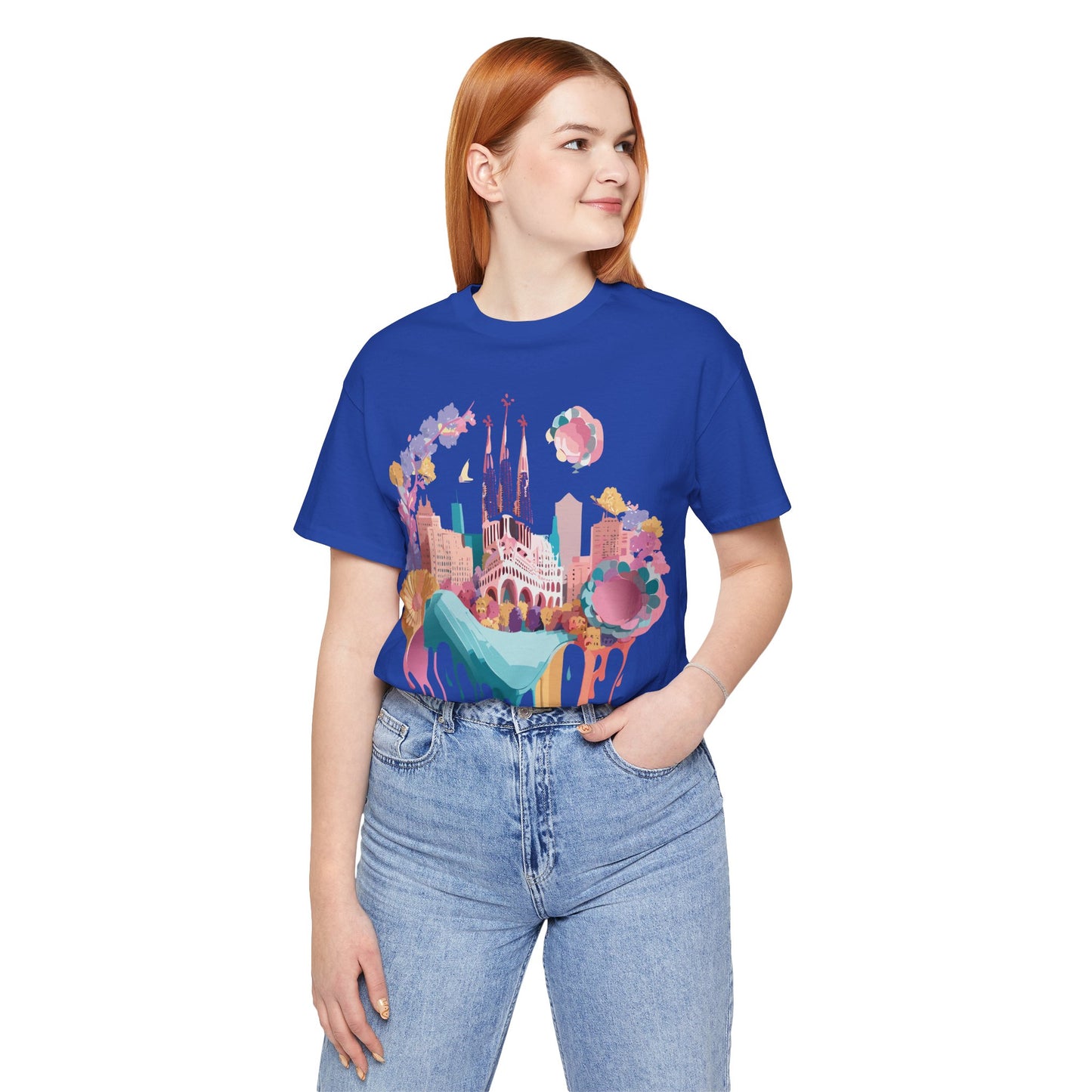 Tourist Shirt, Shirt with Barcelona - ADELPHA
