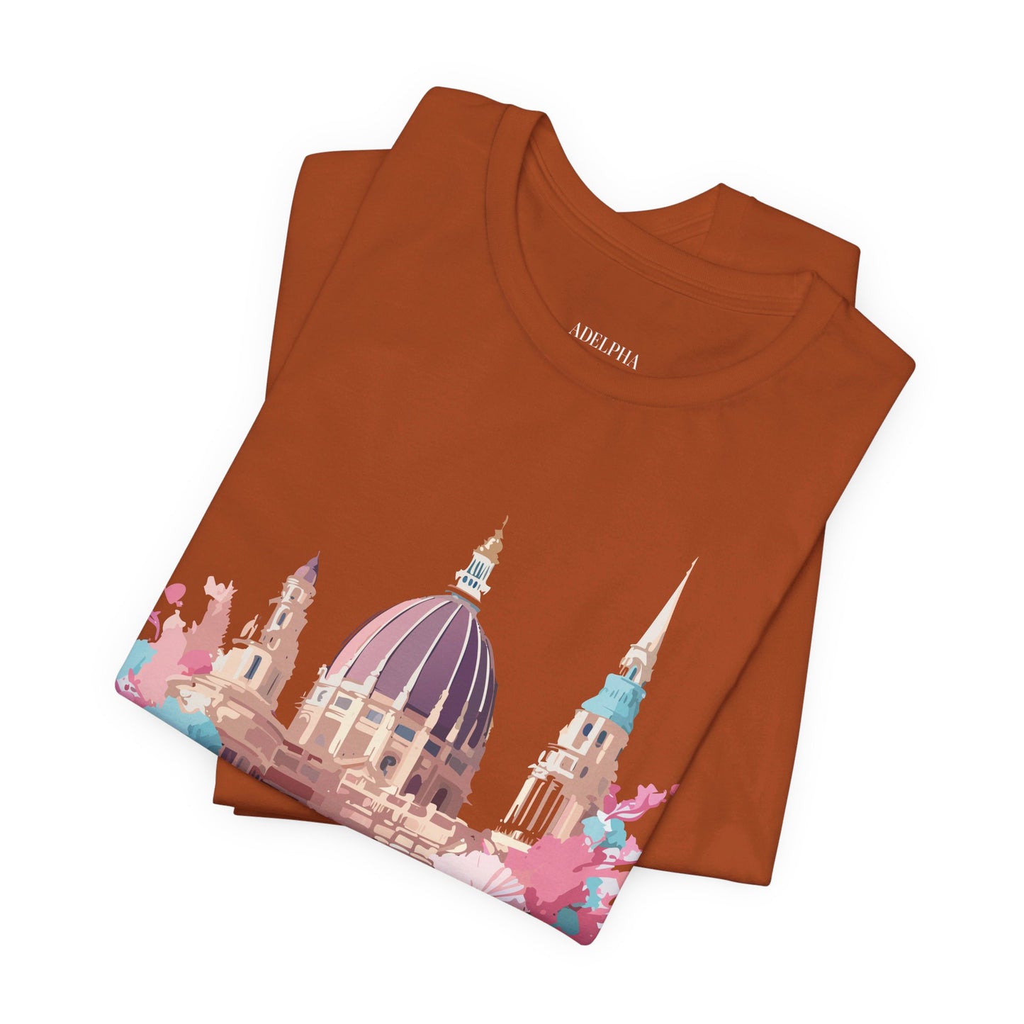 Natural Cotton Tee Shirt - Beautiful Places Collection - Vienna Printify
