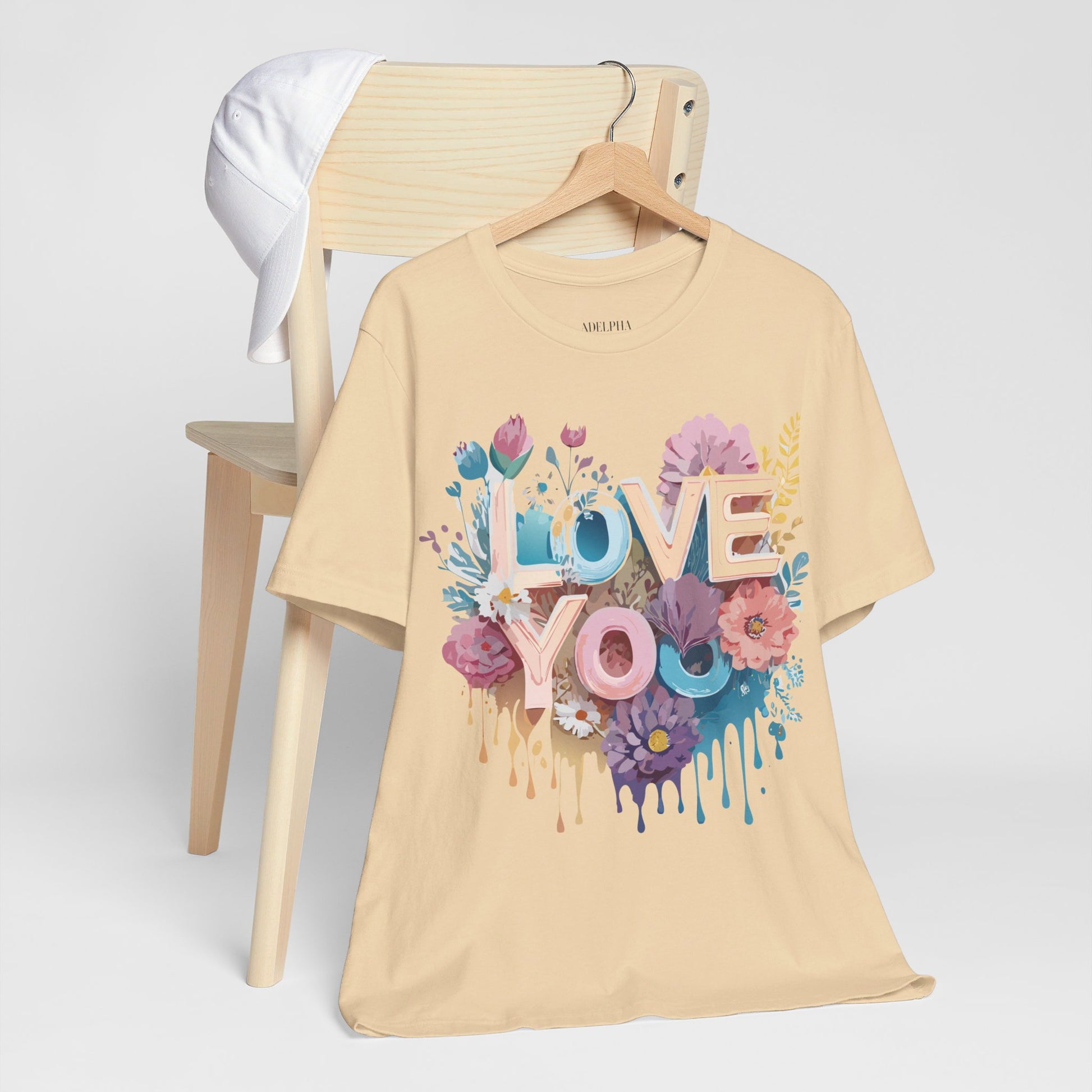 Natural Cotton Tee Shirt - Love story Collection Printify
