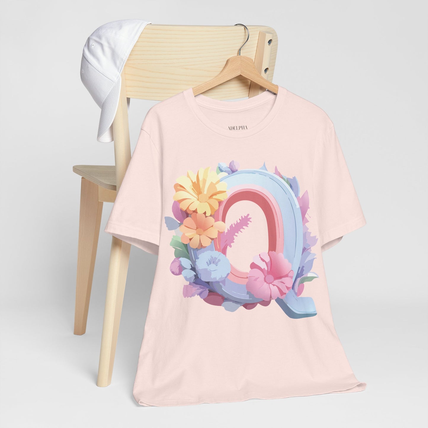 Letter Shirt, Letter Q Shirt - ADELPHA
