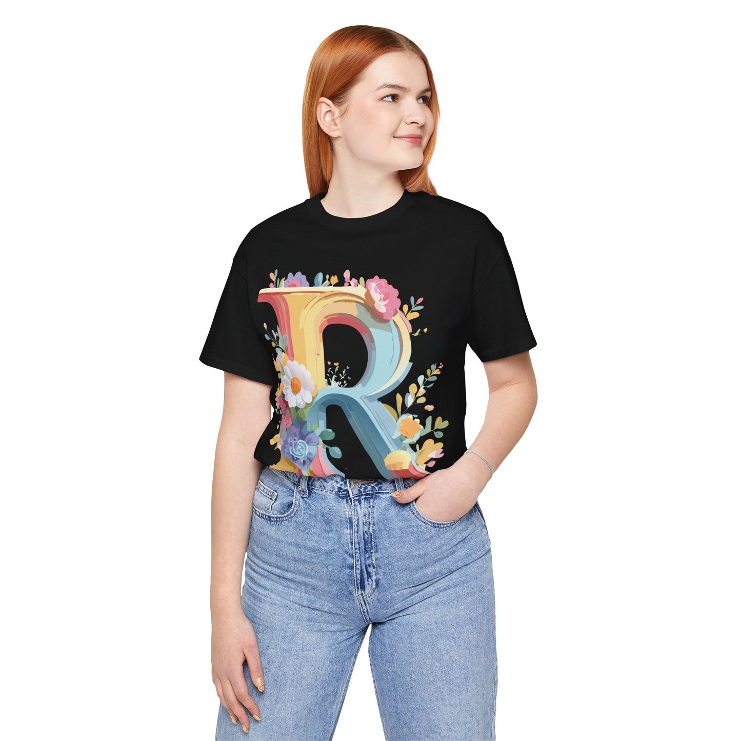 Letter Shirt, Letter R Shirt - ADELPHA