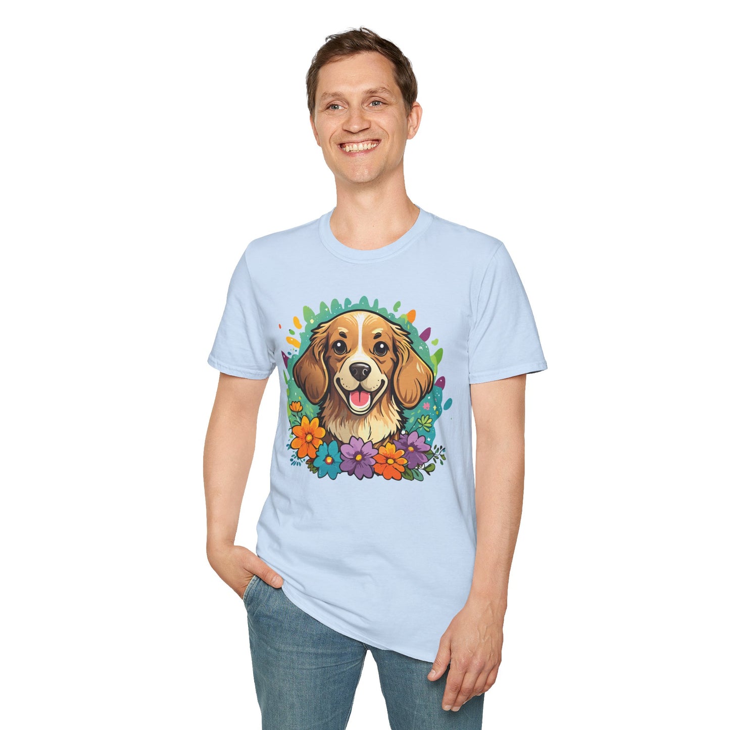Dog Shirt, Shirt with Dog, Animal Tee, Shirt with Animals
