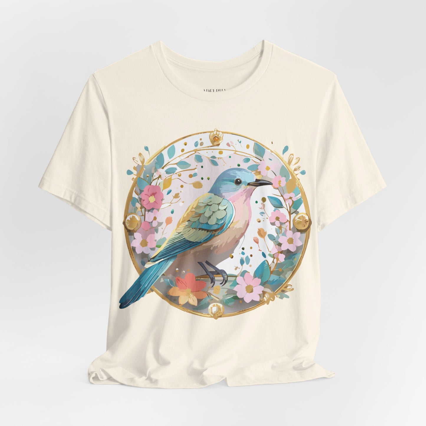 Natural Cotton Tee Shirt - Medallion Collection Printify