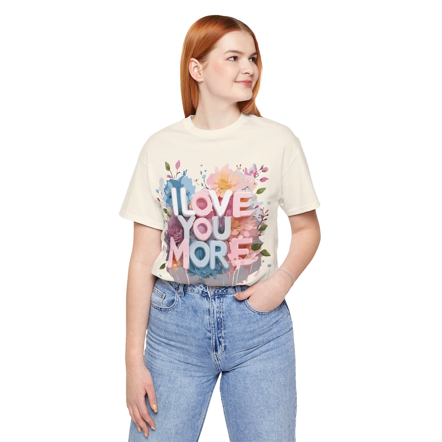 Natural Cotton Tee Shirt - Love story Collection Printify