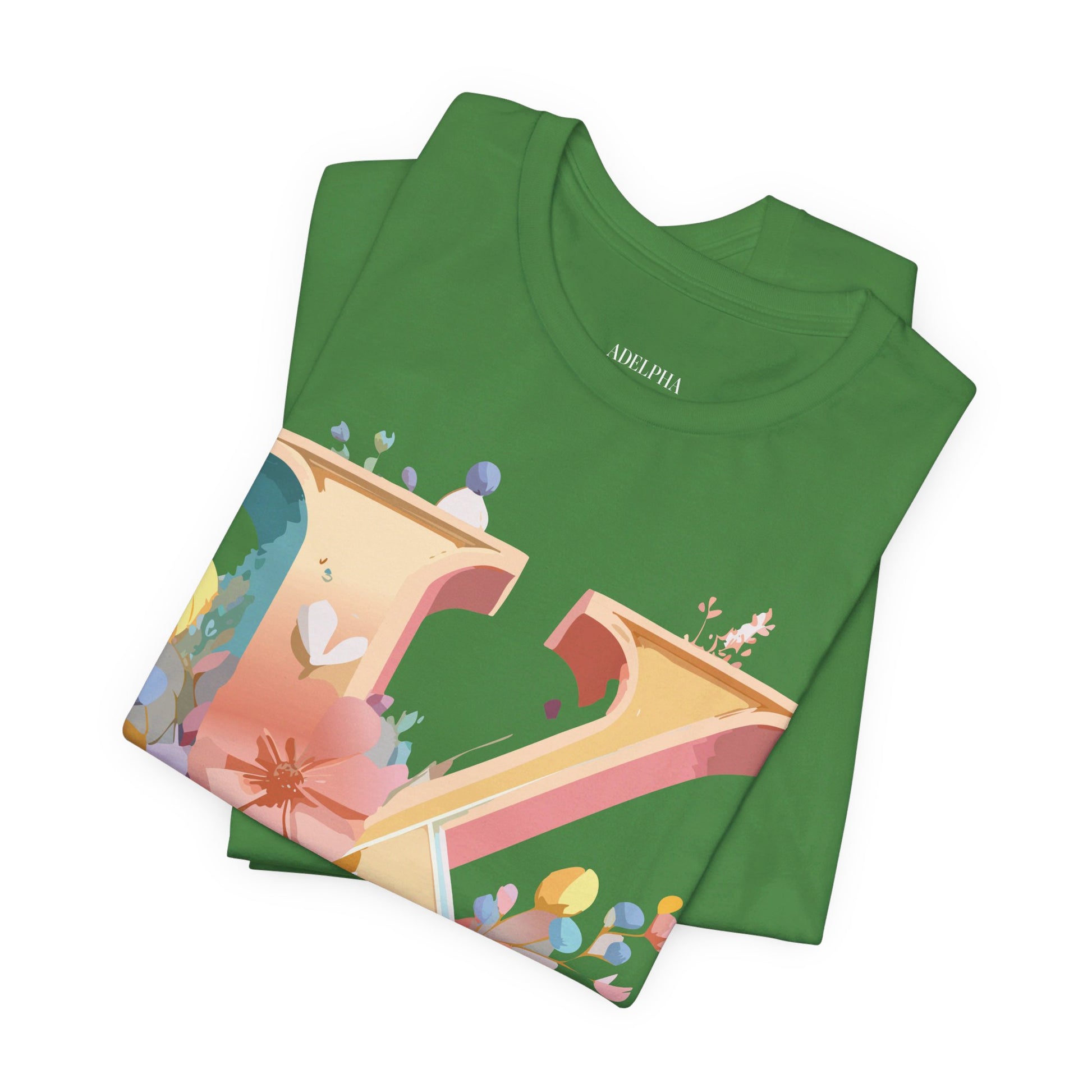 Natural Cotton Tee Shirt - Letters Collection - K Printify