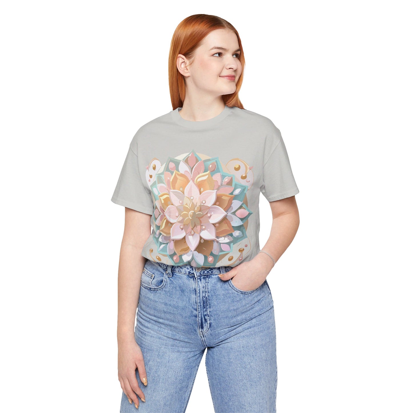 Natural Cotton Tee Shirt - Medallion Collection Printify