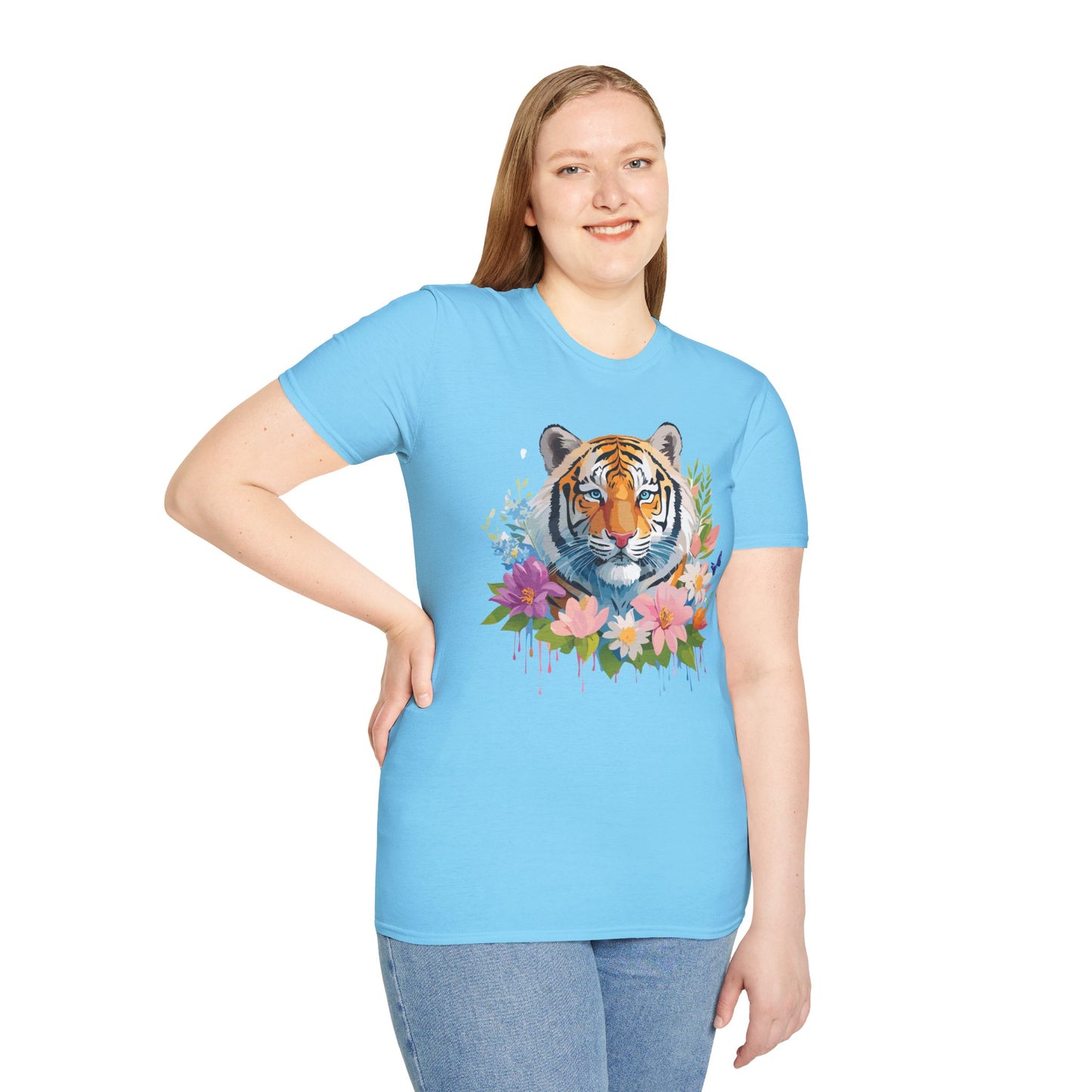 Tiger Shirt, Shirt with Tiger, Animal Tee, Shirt with Animals