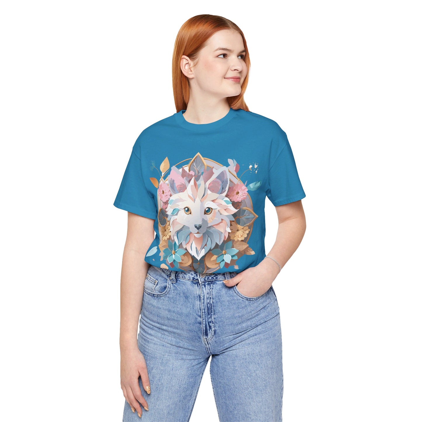 Natural Cotton Tee Shirt - Medallion Collection Printify