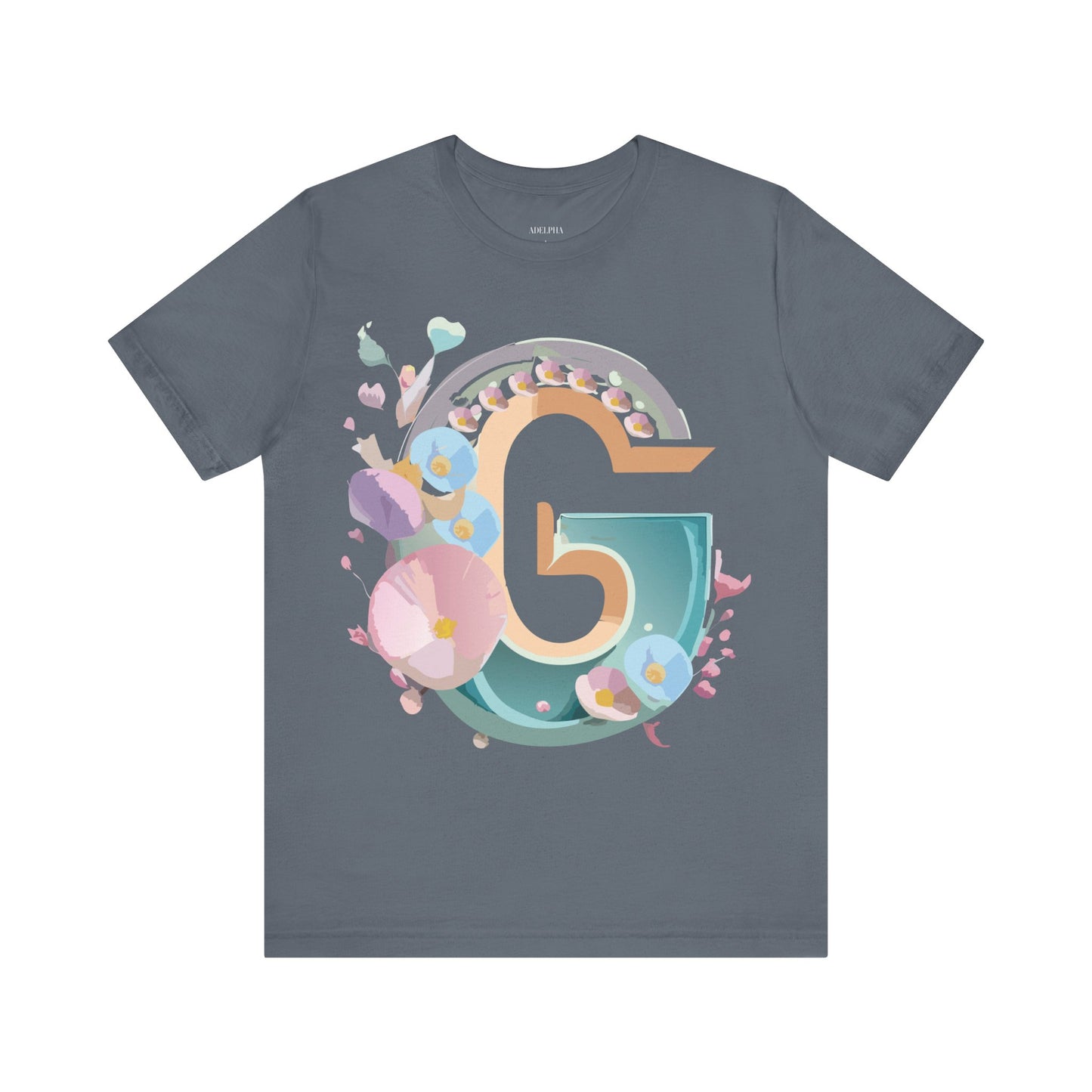 Natural Cotton Tee Shirt - Letters Collection - G Printify