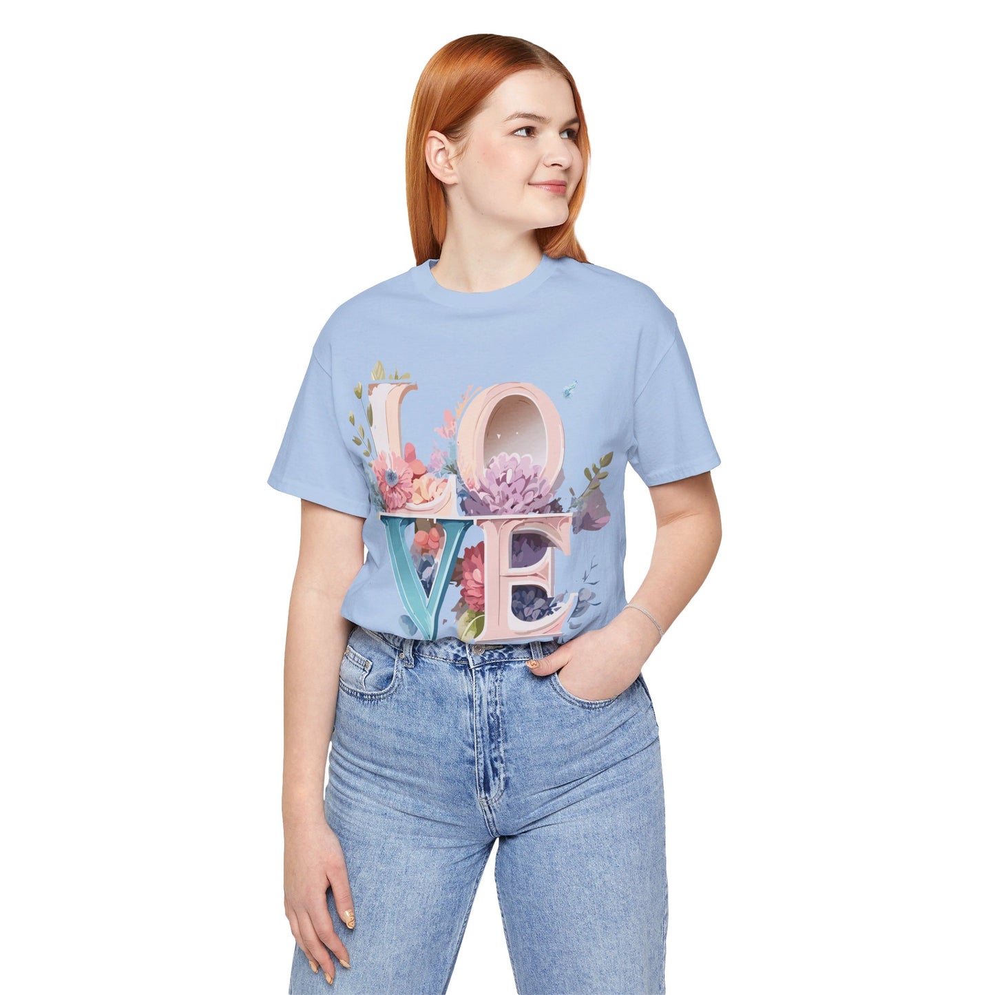 Natural Cotton Tee Shirt - Love story Collection Printify