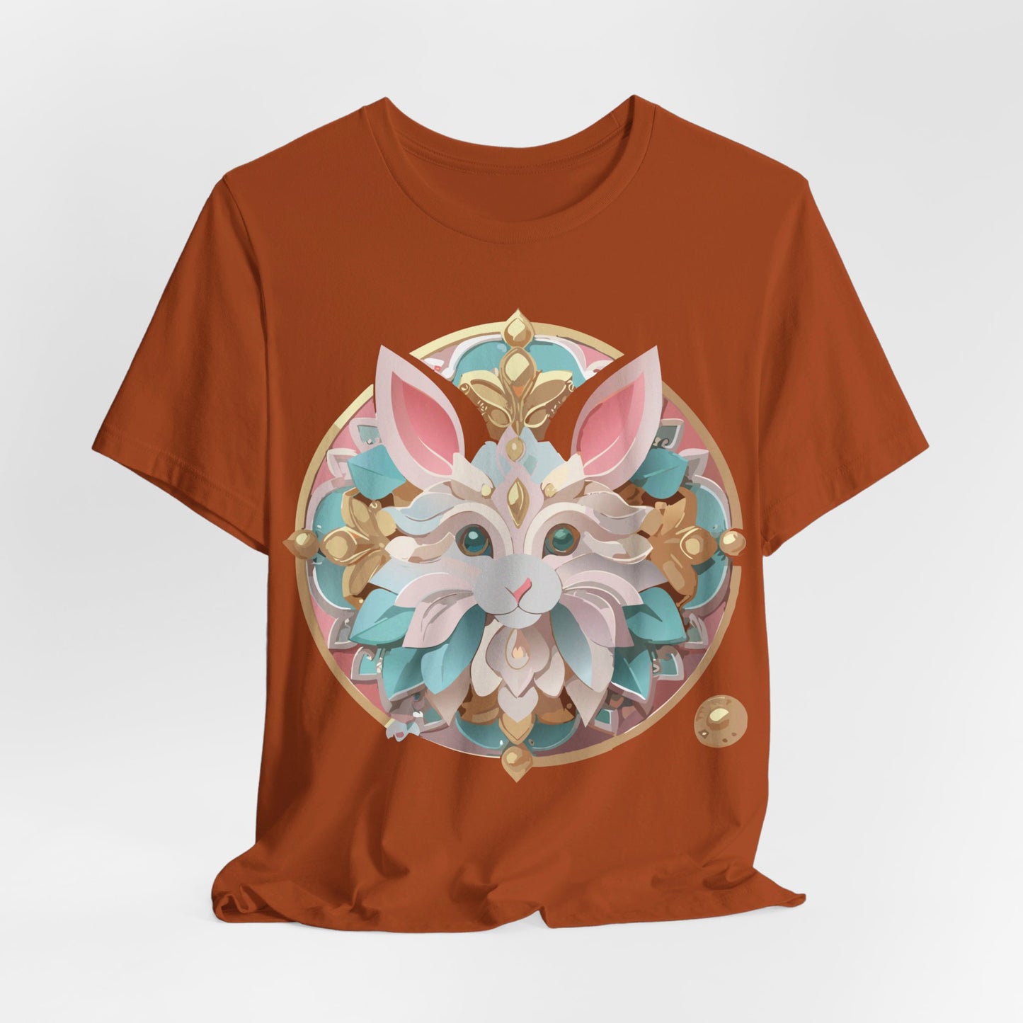 Natural Cotton Tee Shirt - Medallion Collection Printify