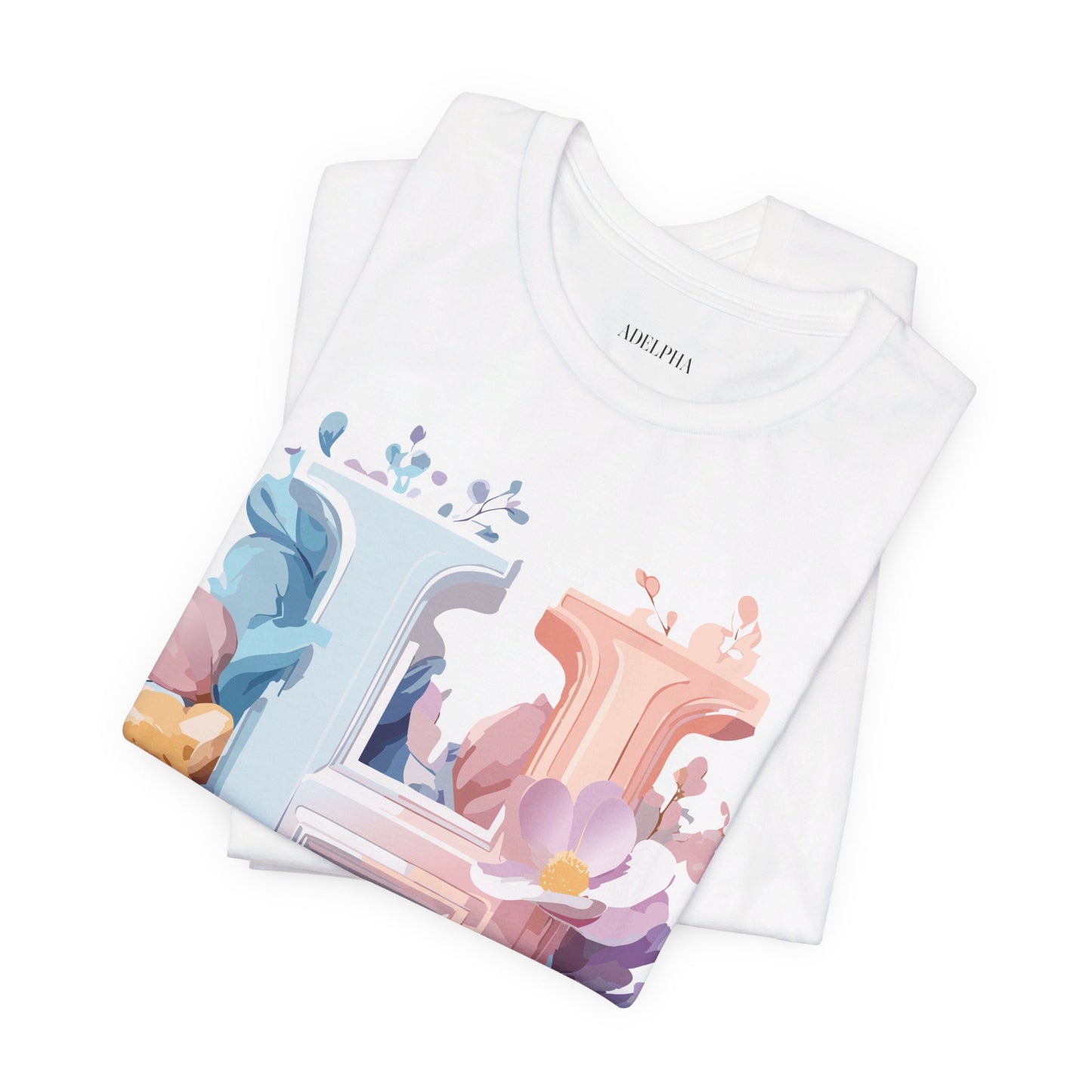 Natural Cotton Tee Shirt - Letters Collection - H Printify