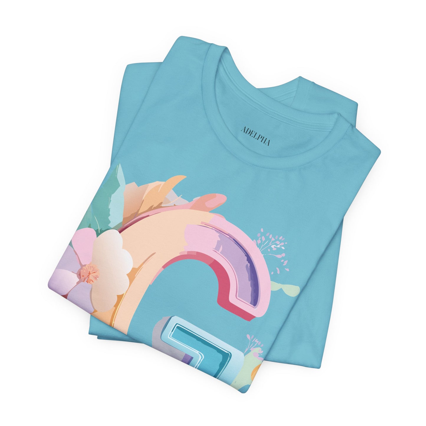 Natural Cotton Tee Shirt - Letters Collection - G Printify