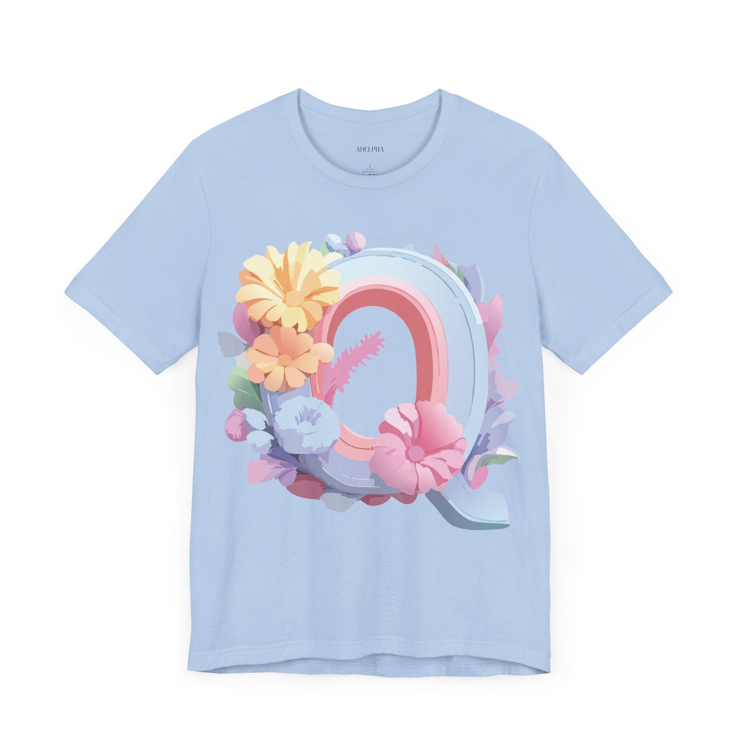 Letter Shirt, Letter Q Shirt - ADELPHA