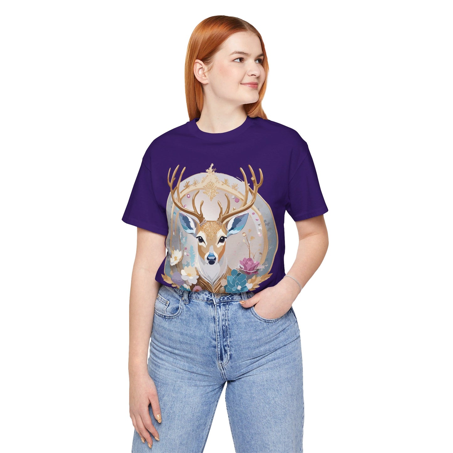 Natural Cotton Tee Shirt - Medallion Collection Printify