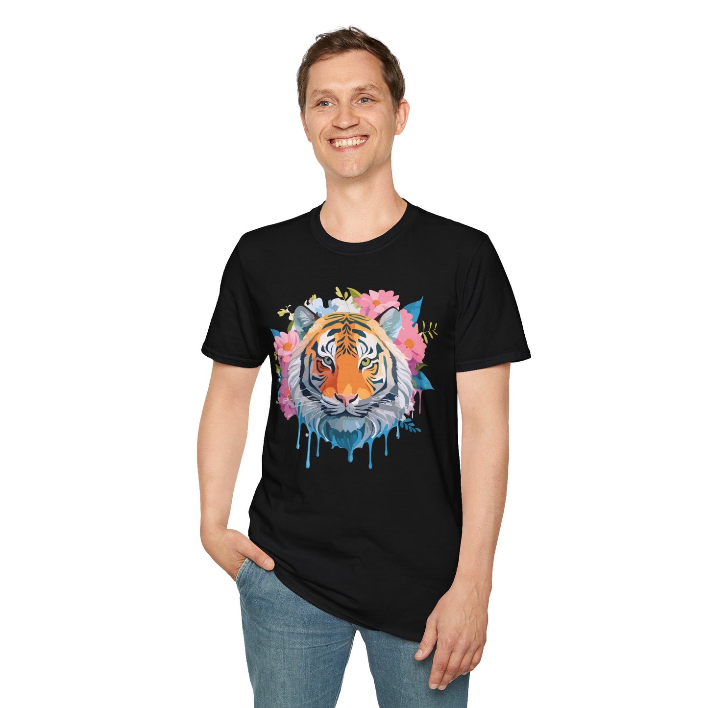 Tiger Shirt, Shirt with Tiger, Animal Tee, Shirt with Animals