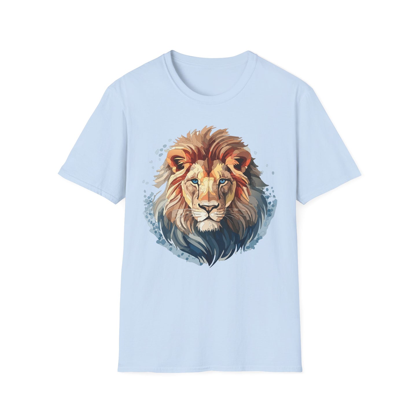 Lion Shirt, Shirt with Lion, Floral Lion Tee, Shirt with Animals
