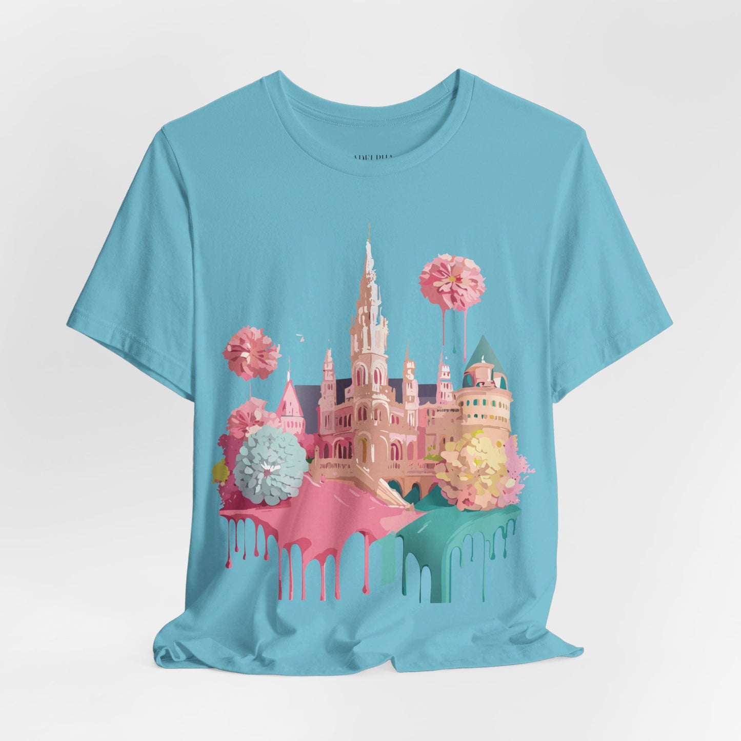 Natural Cotton Tee Shirt - Beautiful Places Collection - Vienna Printify