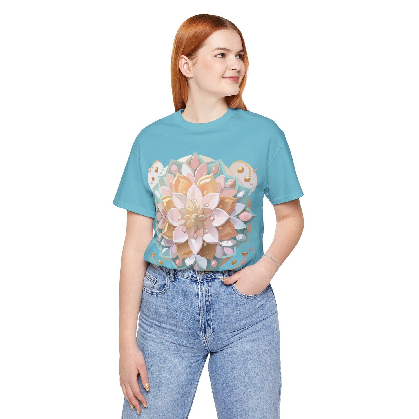 Natural Cotton Tee Shirt - Medallion Collection Printify